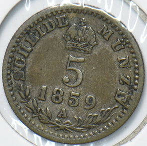 Austria 1859 A 5 Kreuzer 193459 combine shipping