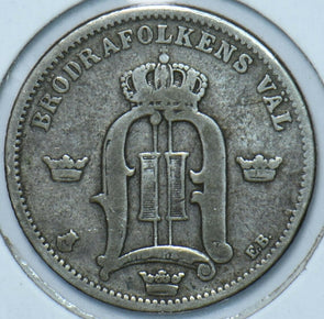 Sweden 1883 50 Ore 195111 combine shipping