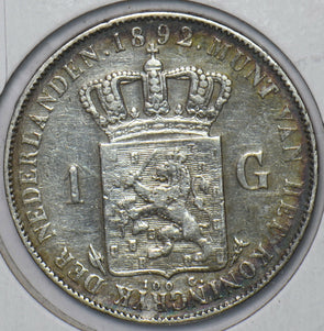 Netherlands 1892 Gulden Lion animal 295143 combine shipping