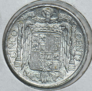 Spain 1945 BE 2470 5 Centimos Horse animal BU 299089 combine shipping