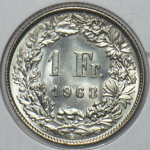 Switzerland 1963 Franc Gem BU 295641 combine shipping