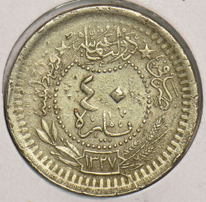 Turkey 1916 1327AH 40 Para 199001 combine shipping