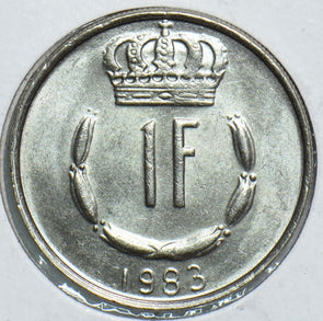 Luxembourg 1983 Franc 153874 combine shipping