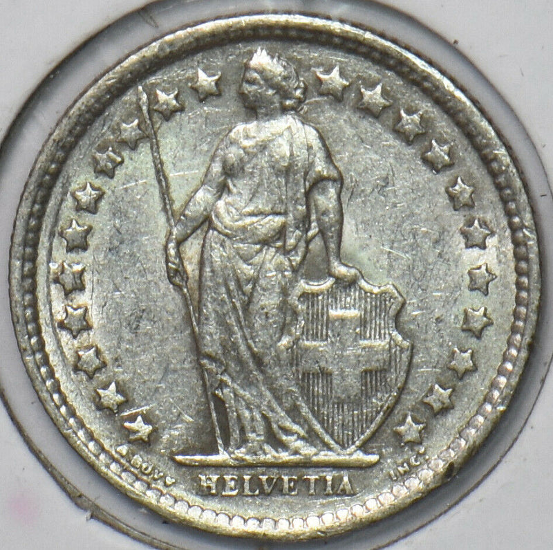 Switzerland 1963 1/2 Franc 194736 combine shipping