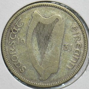 Ireland 1931 Shilling Bull animal 152909 combine shipping