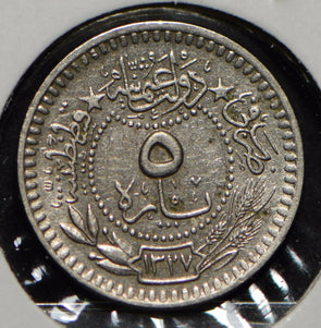 Turkey 1910 AH 1327 5 Para  290104 combine shipping