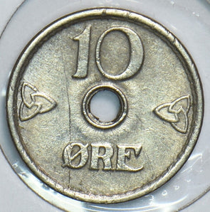 Norway 1951 10 Ore 153889 combine shipping