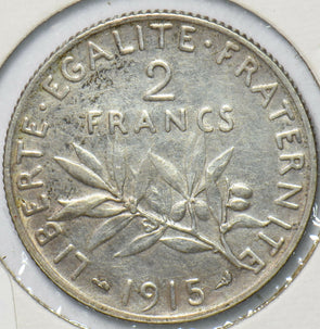 France 1915 2 Francs  191792 combine shipping