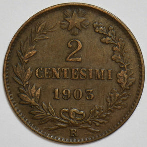 Italy 1903 2 Centesimi 153204 combine shipping