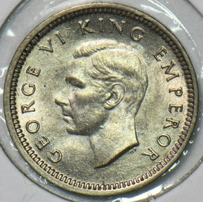 New Zealand 1942 3 Pence 297557 combine shipping