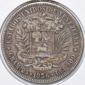 Venezuela 1936 5 Bolivares Horse animal 293976 combine shipping