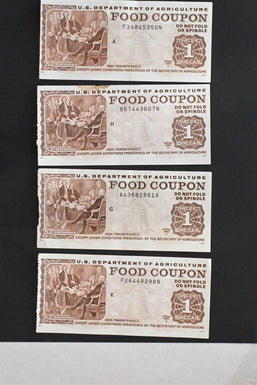 US 1988 A-98B USDA $1 Food Coupons Mostly XF Lot of 13 RC0723 combine shipping