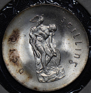 Ireland 1966 10 Shillings silver BU BU0222 combine shipping