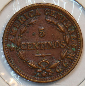 Costa Rica 1929 5 Centimos 152169 combine shipping