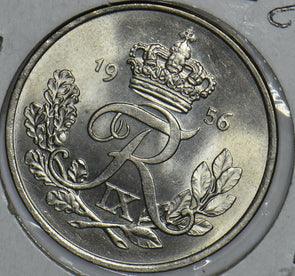 Denmark 1956 25 Ore 290959 combine shipping