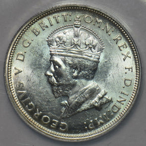 Australia 1927 Florin ANACS MS 62 Parliament NG0989 combine shipping