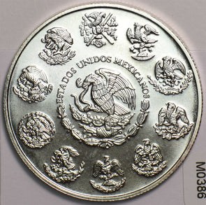 Mexico 2002 Medal 1 Oz Silver Coin Eagle with Snake M0386 combine shipping