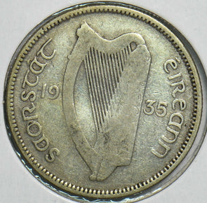 Ireland 1935 Shilling Bull animal 152913 combine shipping