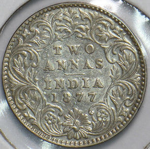 British India 1877 C 2 Annas 294037 combine shipping