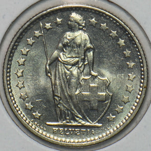 Switzerland 1975 1/2 Franc CH BU 152249 combine shipping