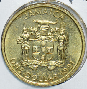 Jamaica 1991 Dollar 904660 combine shipping