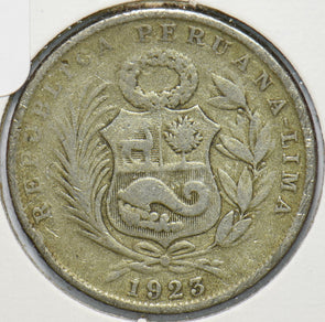 Peru 1923 1/2 Sol Lamaa animal 902173 combine shipping