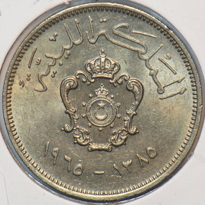 Libya 1965 AH 1385 20 Milliemes 295355 combine shipping