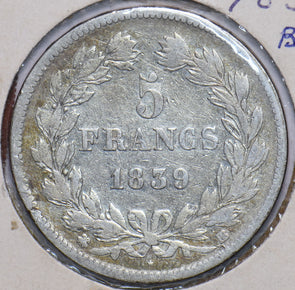 France 1839 5 Francs 293599 combine shipping