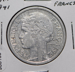 France 1941 2 Francs  900159 combine shipping
