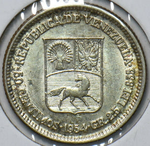 Venezuela 1954 50 Centimos Horse animal 193931 combine shipping