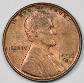 1935-S Lincoln Wheat Cent Choice BU+ U0434