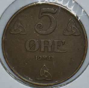 Norway 1912 5 Ore 290827 combine shipping