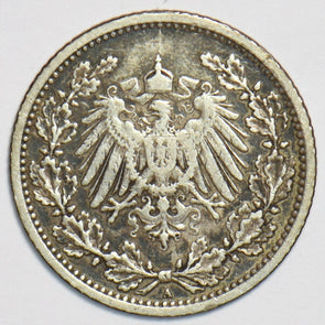 Germany 1905 1/2 Mark Empire 153237 combine shipping