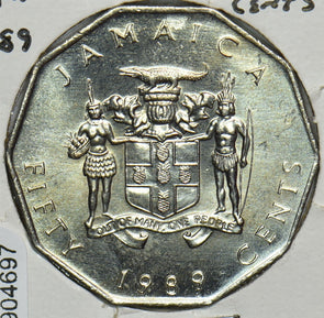 Jamaica 1989 50 Cents 904697 combine shipping
