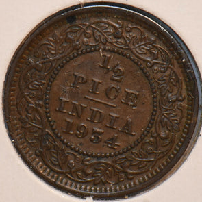 India British 1934 1/2 Pice 902601 combine shipping