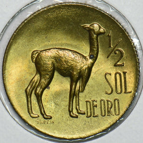 Peru 1969 1/2 Sol Llama animal 196580 combine shipping
