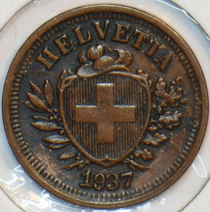 Switzerland 1937 Rappen 196237 combine shipping