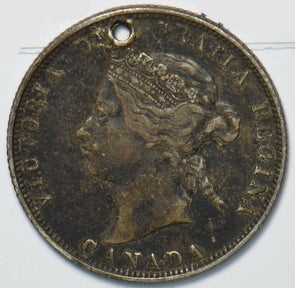 Canada 1871 25 Cents holed CA0299 combine shipping