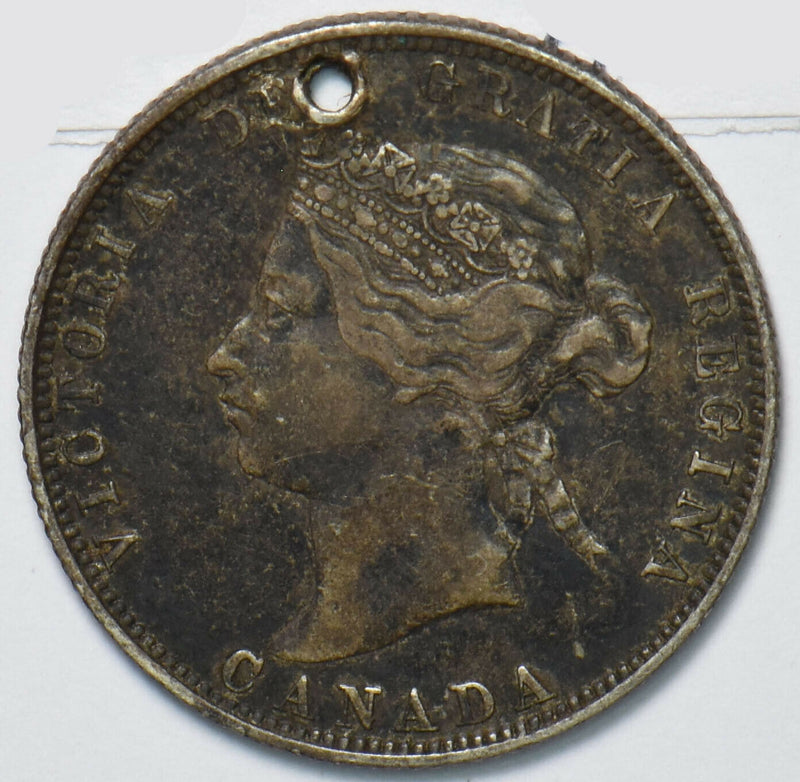Canada 1871 25 Cents holed CA0299 combine shipping
