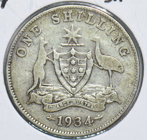 Australia 1934 Shilling 198821 combine shipping