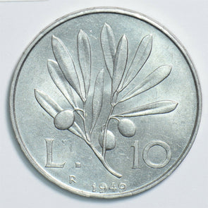 Italy 1949 10 Lire 198169 combine shipping
