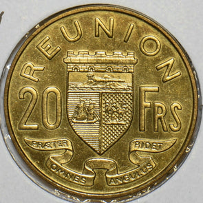 French Colonies 1964 20 Francs Reunion 197038 combine shipping