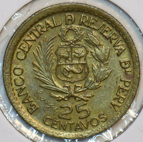 Peru 1965 25 Centavos 196390 combine shipping