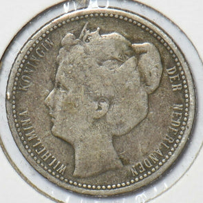 Netherlands 1901 25 Cents 295469 combine shipping