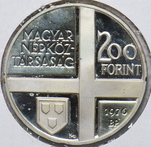 Hungary 1976 KM 608 200 Forint PF 293915 combine shipping