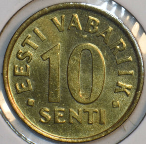 Estonia 2002 10 Senti Lion animal 903614 combine shipping