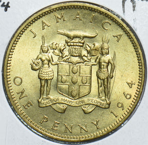 Jamaica 1964 Penny 198474 combine shipping