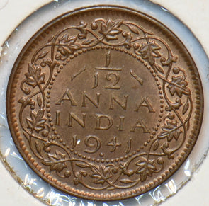 India British 1941 1/12 Anna 903299 combine shipping
