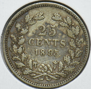 Netherlands 1895 25 Cents 193951 combine shipping