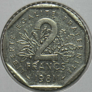 France 1981 2 Francs 903481 combine shipping